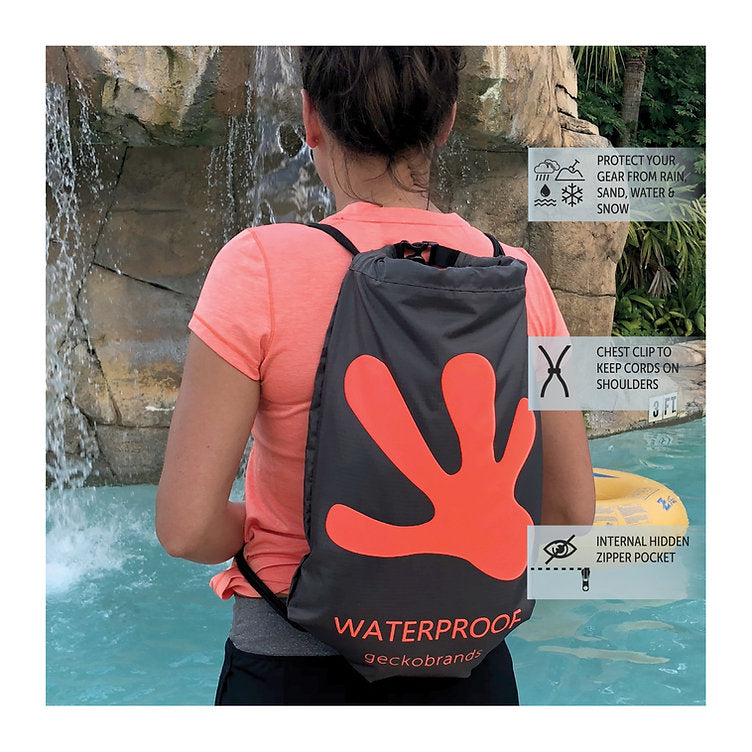 Gecko Waterproof Drawstring Bag