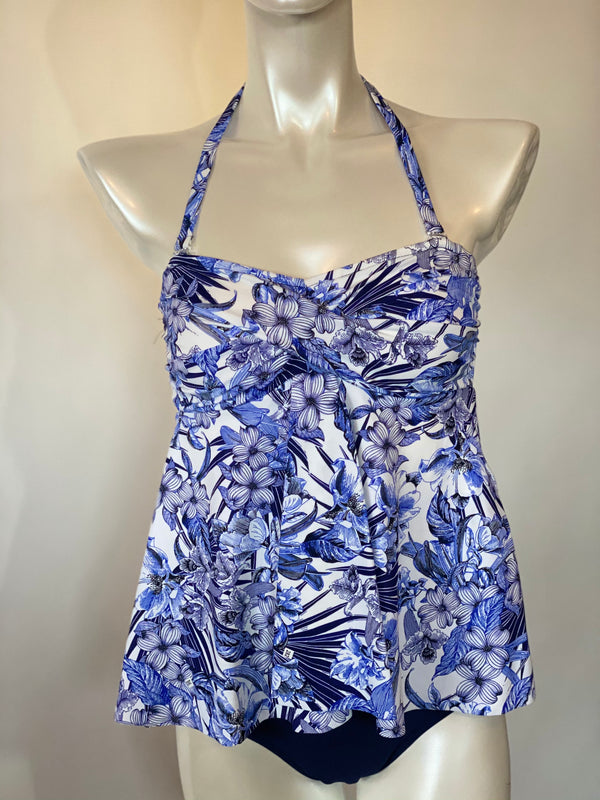  uhnmki Womens Sleeveless Summer Scrunch Brief Bow Halter Top  Bikini Sets for Women Monochrome Tankini Skinny Swimwear : Clothing, Shoes  & Jewelry