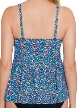 Shapesolver by Penbrooke M&M Flared Tankini Top